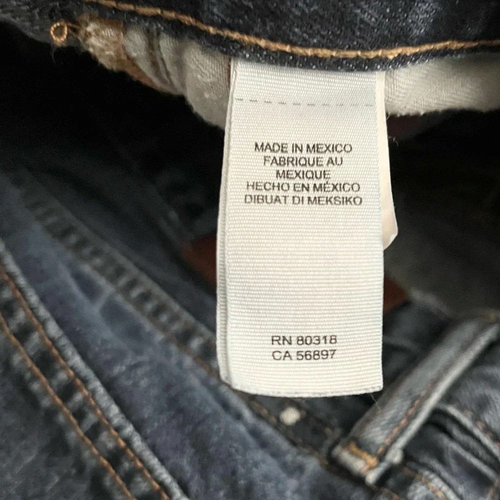 Lucky Brand 221 Original Straight Men's Blue Jeans Size 36